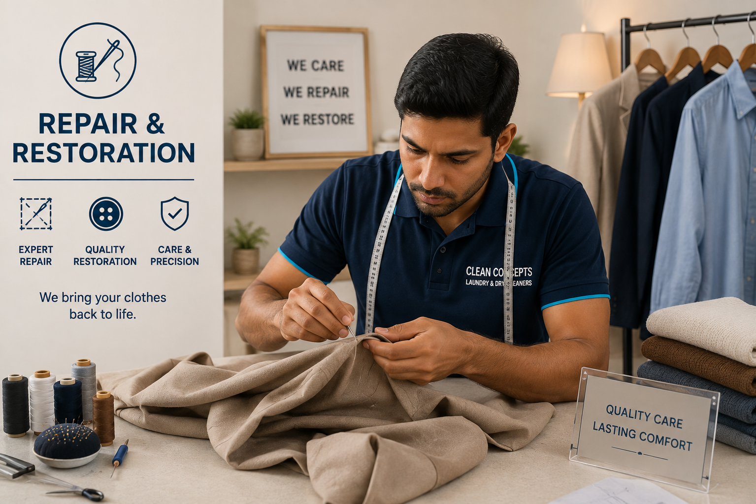 Garment repair and restoration