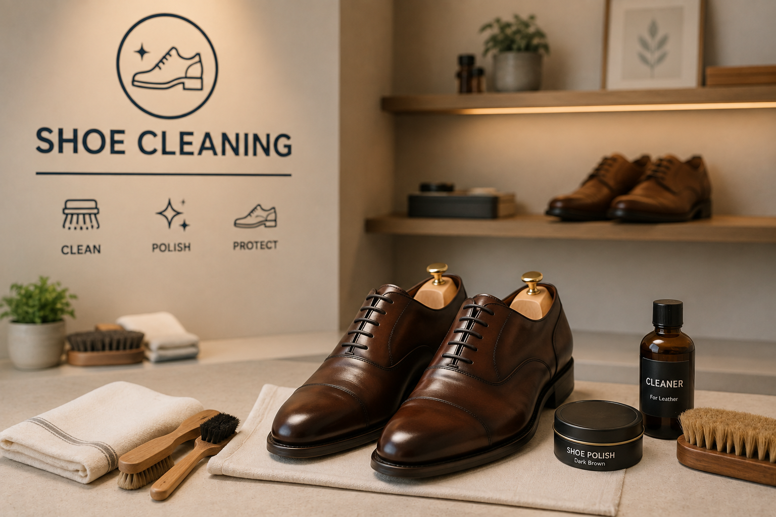 Professional shoe cleaning