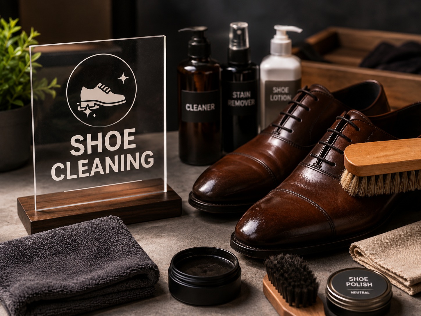 Shoe cleaning